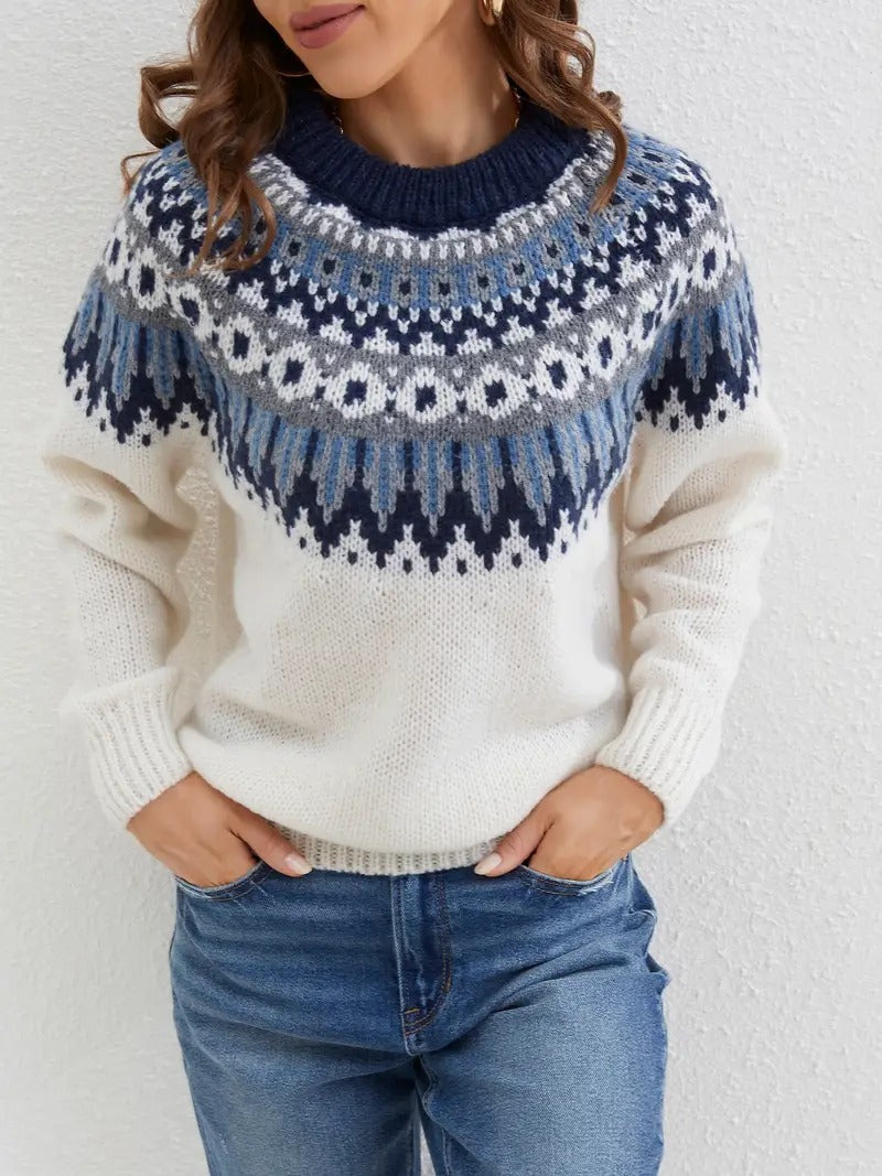 Raya | Classic Fair Isle Pattern Sweater