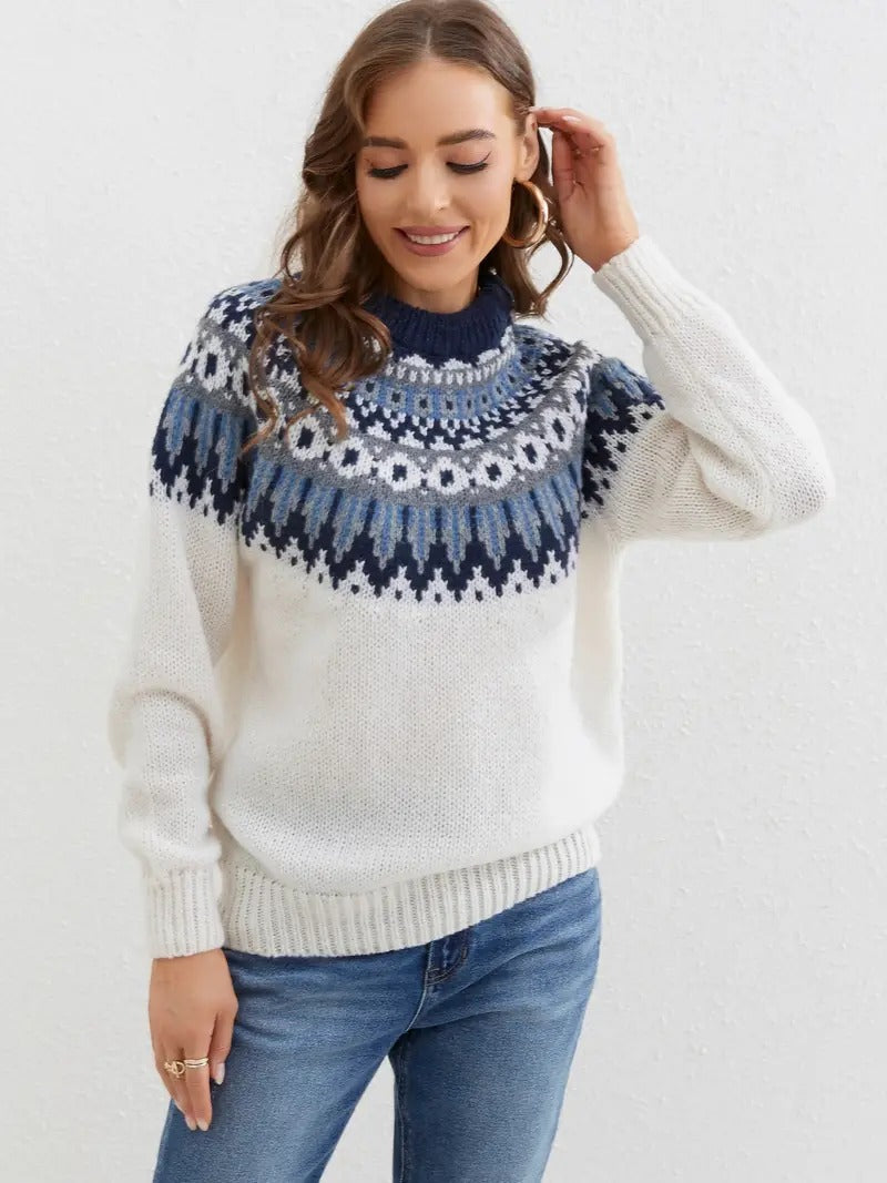 Raya | Classic Fair Isle Pattern Sweater