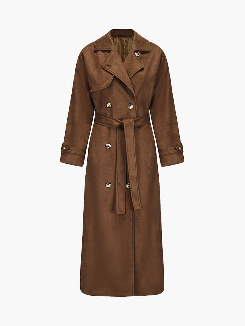 Madison | Suede Trench Coat