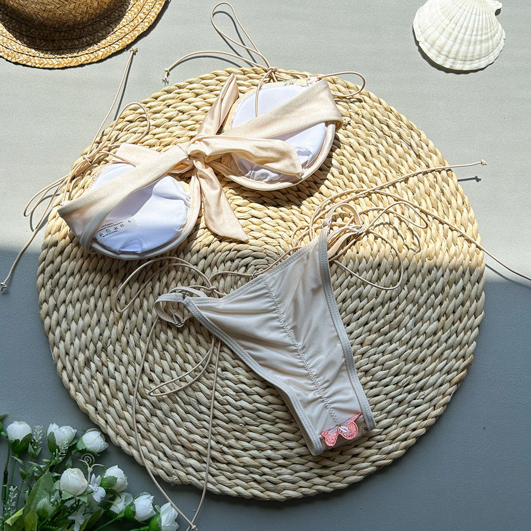 Aster | Delicate Embroidered Bikini