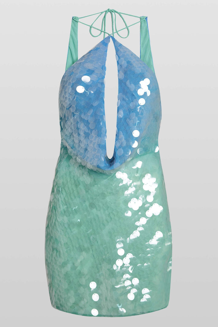 Whitney | Two-Toned Sequin Dress