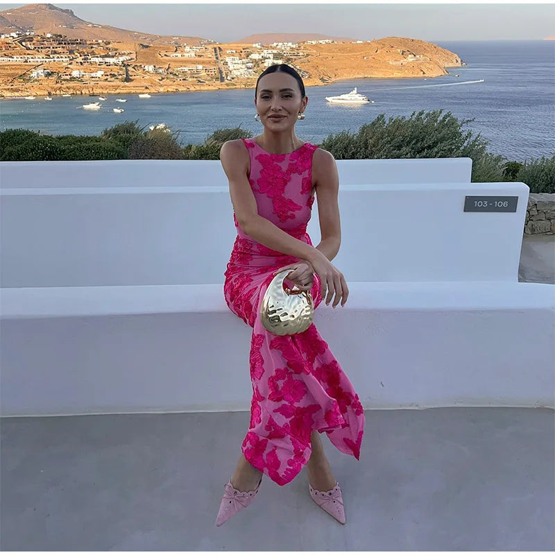 Norelle | Fuchsia Bloom Gown