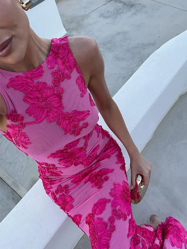 Norelle | Fuchsia Bloom Gown