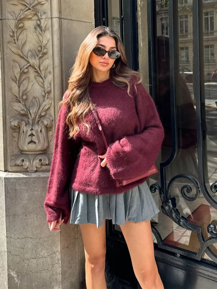 Emma | Stylish Fluffy Sweater