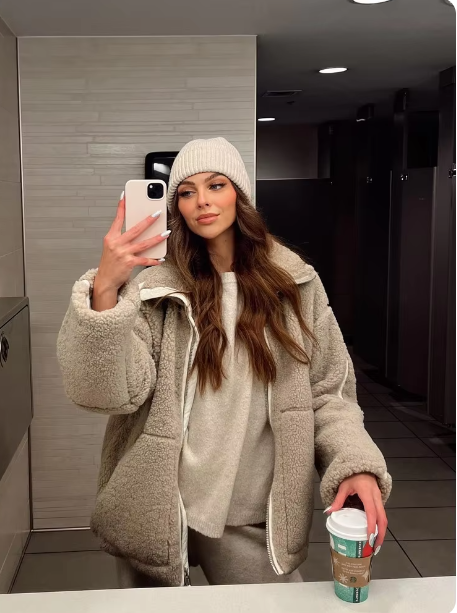 Olivia | Zip-Up Teddy Jacket