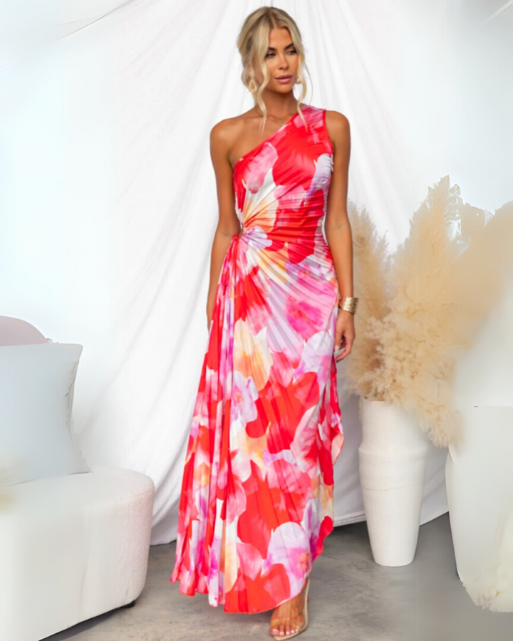 Briony | Pleated Maxi Dress
