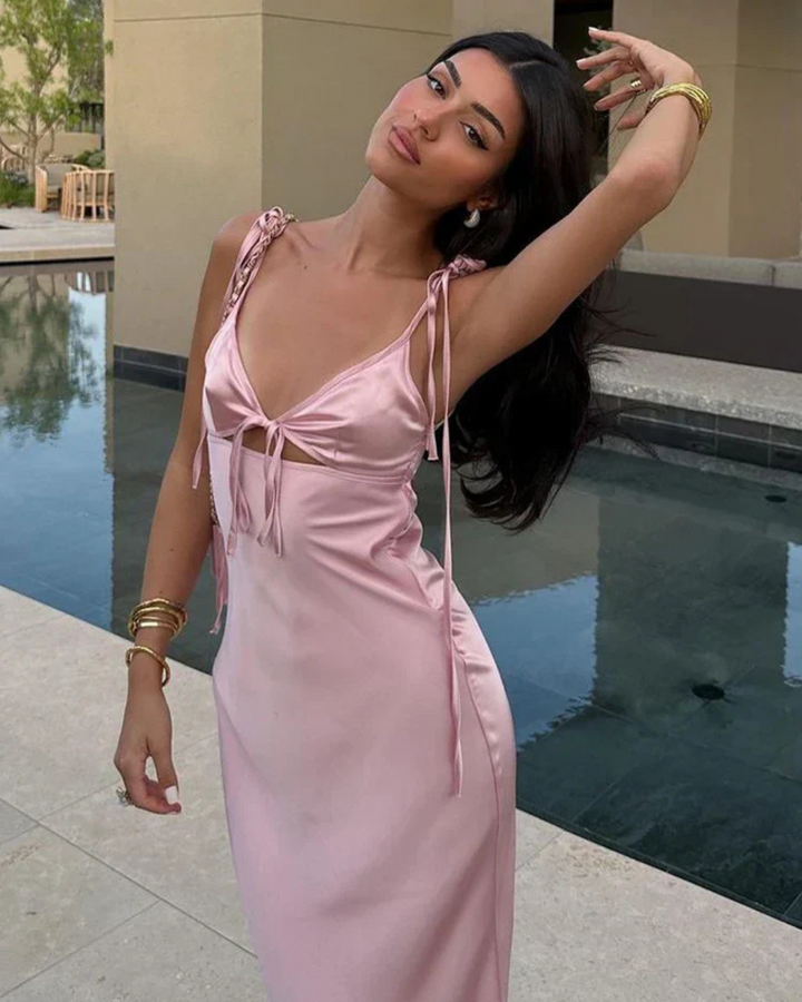 Jessalyn | Elegant Satin Dress