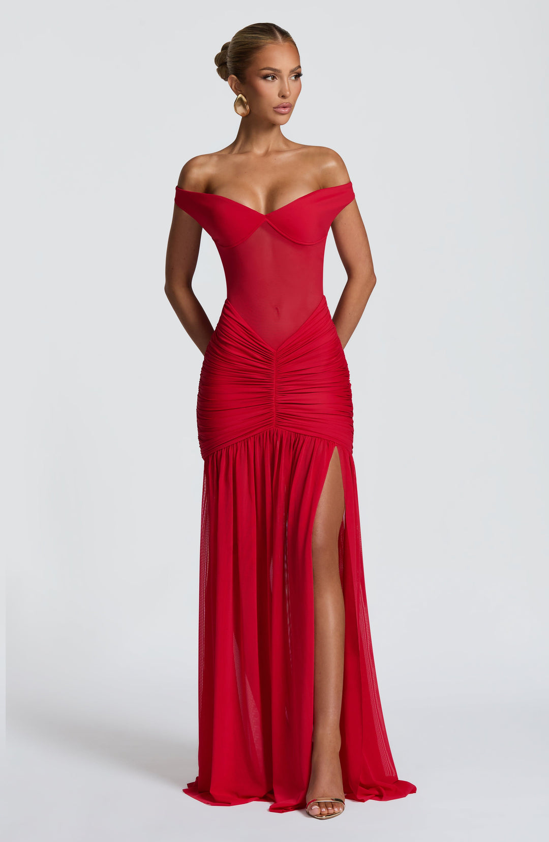 Audrey Maxi Dress - Red