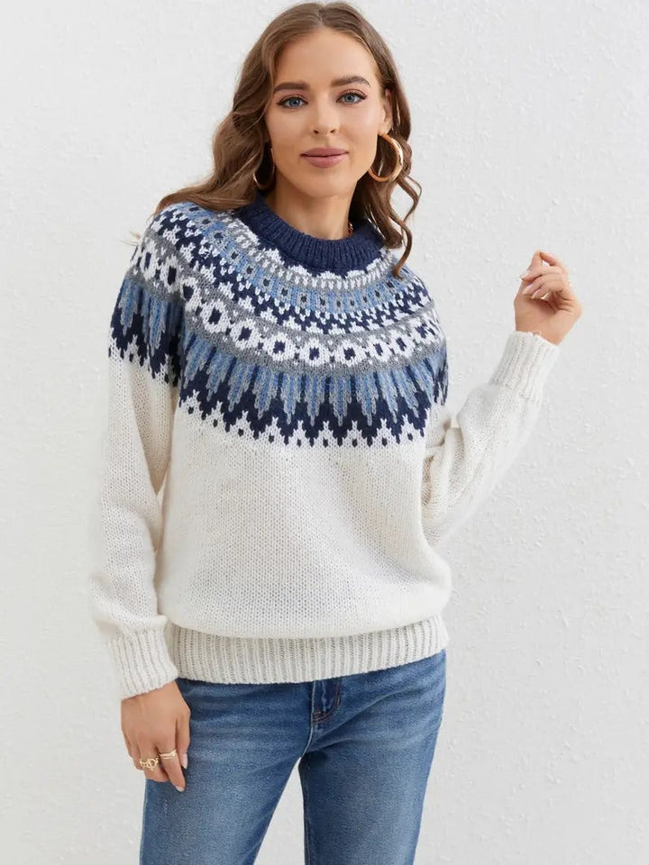 Raya | Classic Fair Isle Pattern Sweater