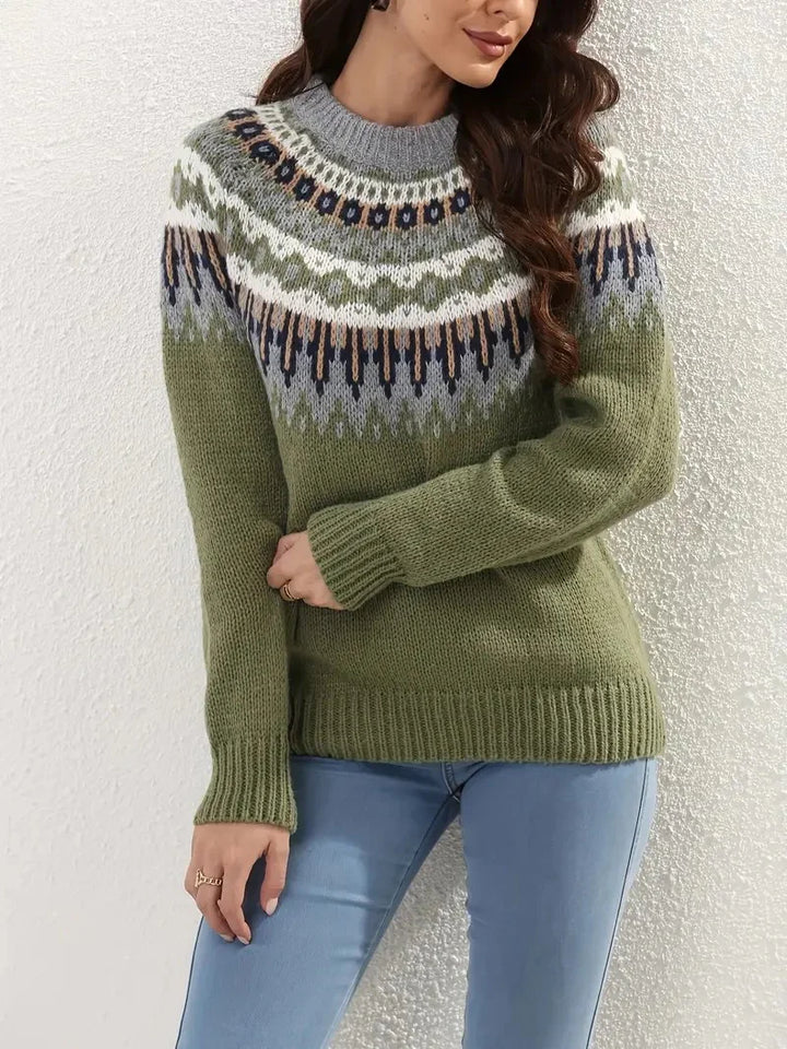 Raya | Classic Fair Isle Pattern Sweater