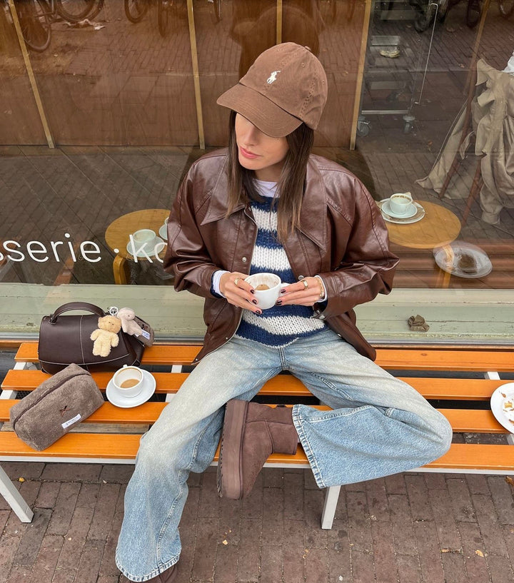 Emily | Striped Off-Shoulder Sweater